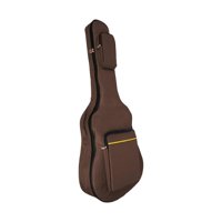 Magideal - Bolsa De Almacenamiento Para Guitarra, Mochila De Protección, Caja De Almacenamiento Para Guitarra Acústica Portátil De 41 Pulgadas, Estuche De Transp Café