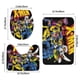 thumbnail image 3 of X-Men '97 Juego de 3 alfombras de baño de coral fleece: tapete de baño + alfombra de inodoro en forma de U + funda de tapa de inodoro en forma de O, 3 of 6