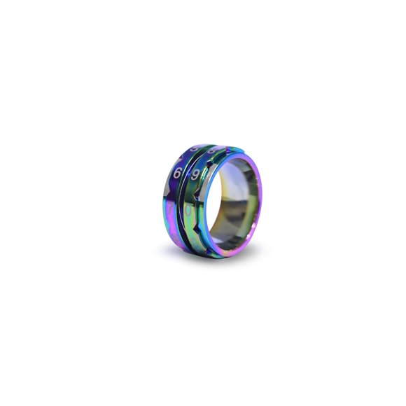 Row Counter Rings Knitter's Pride Rainbow de acero inoxidable