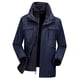 thumbnail image 3 of Chaqueta De Esquí Para Hombre 3 En 1 Con Forro De Lana Impermeable Invierno Caliente 4xl Azul, 3 of 5