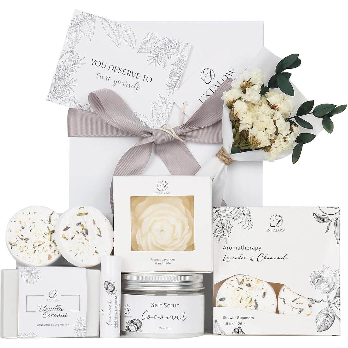 Set Spa Extalow Regalo Mujer Coco Lavanda Completo