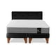 thumbnail image 4 of Cama Europea Zen Best 2 Plazas Colchon Resortes Base Dividida + Respaldo PU Negro, 4 of 5
