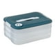 thumbnail image 1 of Caja De Almacenamiento De Bolas De Masa Hervida Contenedores Organizadores De Bolas De Masa Hervida Para Cocina 3 Capas Verde, 1 of 3