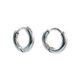 thumbnail image 3 of Pack 4 Pares Argollas Huggies Lisas Plateada Piercing Helix, 3 of 3