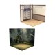 thumbnail image 3 of 2 Piezas 1:12 Telón De Fondo Escena Modelo Colección Dise?o Pantalla Bosque Estudio Habitación, 3 of 5