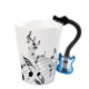 thumbnail image 5 of taza de cerámica taza de café con mango de guitarra regalo de música 400 ml guitarra azul 1, 5 of 5