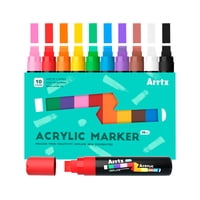 Arrtx 10 Marcadores Acrílicos Jumbo De 15 Mm