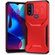 thumbnail image 1 of Funda Resistente para Motorola Moto G Power 2022 con Tapa Deslizante y Protección Militar Rojo, 1 of 6