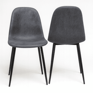 Oh! Mi Hogar ® - Pack De 2 Sillas Eames Ecocuero Pn