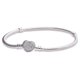 thumbnail image 1 of Pulsera Pandora Moments Cadena De Serpiente Plata Esterlina Cierre Corazón Pavé Mujer, 1 of 2