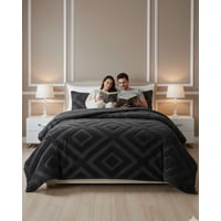 Myl Todo Hogar - Cubrecama King Chiporro Diseño Geometrico Térmico Suave