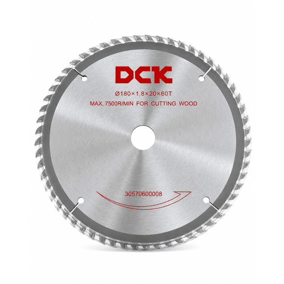 Disco De Sierra Circular 7 1/4 Pulgadas 185mm 60 Dientes Dck