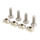 thumbnail image 1 of 4x Reemplazo De Tornillos De Aleta De Tabla De Surf No Se Necesita Herramienta Tornillo De Aleta De Pulgar Y Placa Tornillos Hexagonales De Acero Inoxidable M6, 1 of 5