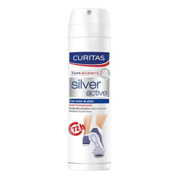 CURITAS ANTITRANSP PIES SILVER 150ML