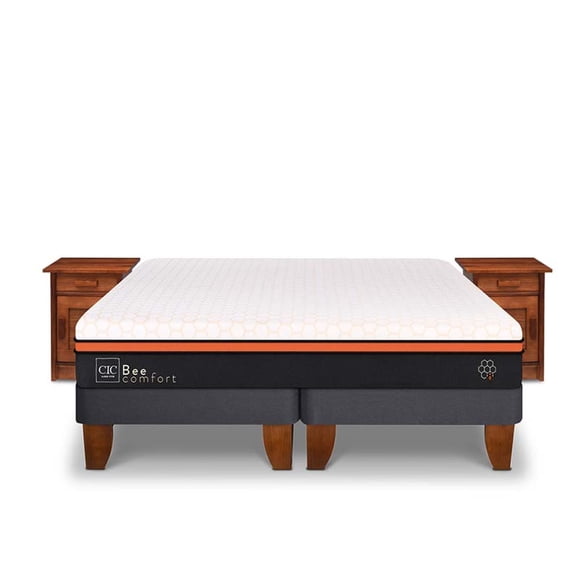 Cama Europea Bee Comfort King Base Dividida