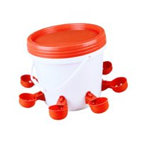 Ioensy - Comedero Y Bebedero Para Pollos, Bebedero Para Aves De Corral Sin Desperdicios Para Gansos, Gallinas Y Palomas.