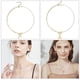 thumbnail image 3 of Collar HESHPAWS Gold Initial Pearl 14K Gold Plated Paperclip Link Chain A-Z, 3 of 3