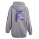 thumbnail image 4 of Poleron Largo De Mujer Kappa Hoodie K Gris, 4 of 5