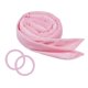thumbnail image 3 of Diadema De Varilla Rizadora Sin Calor Para Mujer Con Scrunchies, Herramientas Para Peinar El Cabello, Rosa, 3 of 5