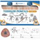 thumbnail image 1 of Lápices STEAMFLO 24 unidades Triangulares 6B de grafito, 1 of 6