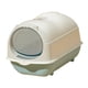 thumbnail image 3 of Caja De Arena Para Gatos Con Capucha, Cerrada Y Cubierta, Desmontable Con Solapa En La Puerta Delantera, Gris Claro, 3 of 5