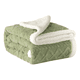 thumbnail image 1 of Frazada Con Chiporro, 2 Plaza Relieve Verde Musgo Relieve, 1 of 3