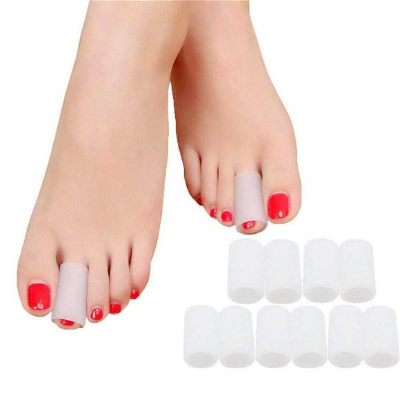 Juego de 10 protectores de dedos Povihome para dedos en martillo