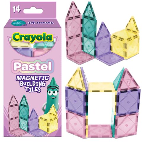 Set De Construcción Magnético Createon Crayola Para Niños De Más De 3 Años