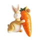 thumbnail image 5 of Estatua De Conejo Y Zanahoria, Pequeña Artesanía, Figura De Pascua Para Decoración, Estantería De Baño, Que Lleva Una Zanahoria, 5 of 5
