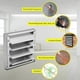thumbnail image 5 of Cubierta de ventilación de secadora Tapa de ventilación de secadora de metal Campana de ventilación de pared exterior Cubierta de rejilla de ventilación de aire de acero inoxidable Rejilla de ventilac, 5 of 5