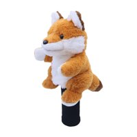Magideal - Funda De Madera Para Cabeza De Golf, Funda Para Cabeza De Palo De Golf, Práctica Y Divertida, Accesorio De Golf Para Cumpleaños, Festivales, Golfista Zorro