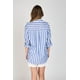 thumbnail image 3 of Camisa Rayada Sara Eclipse azul M, 3 of 4