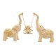 thumbnail image 2 of Conjunto De Estatua De Elefante Escultura De Colección De Animales Artesanales Para Regalo Familiar Conjunto 1, 2 of 5