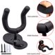 thumbnail image 2 of Colgador de guitarra Sound Harbor, paquete de 2, metal negro, 2 of 8