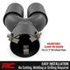 thumbnail image 3 of Punta de Escape Rough Country 2.5-3" Acero Inoxidable Negro, 3 of 5