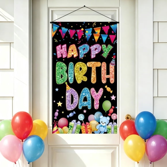 Bandera Jremreo 50x30 cm – Decoración de Fiesta de Cumpleaños Feliz