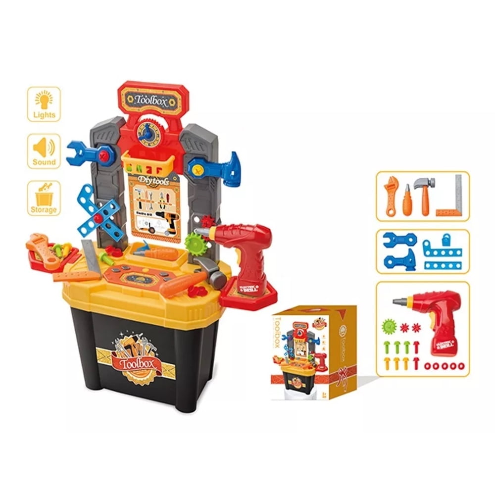 Genérico - Set Herramientas 26 Accesorios Con Luz + Sonido