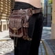 thumbnail image 3 of Bolso de cinturón medieval de piel sintética, bolso medieval, bolso steampunk gótico, bolso de cinturón, bolso steampunk de moda para viajes, senderismo, mujeres y hombres Yuxun, 3 of 7