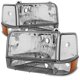 thumbnail image 1 of Faros AKKON para Ford Bronco, F150, F250 y F350 (cromo), 1 of 6