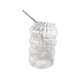 thumbnail image 5 of Vaso Sippy De Vidrio Con Pajita, Taza De Café Helado, Duradero Para Viajes, Hogar, Cocina, 865 Ml, 5 of 5