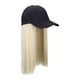 thumbnail image 2 of Peluca De Gorra De Béisbol Con Extensiones De Cabello Para Fiesta, Escenario, Actuación, Cabello Beige Decorativo, 2 of 5