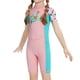 thumbnail image 4 of Trajes De Neopreno Para Niños Protección Solar Traje De Baño Para Niñas Y Niños Ropa De Playa Traje De Neopreno Con Cremallera En La Espalda S Rosa, 4 of 5