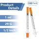 thumbnail image 5 of Jeringas NEEDIVO 1 ml 29G 12,7 mm Caja x 100, 5 of 6