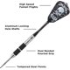 thumbnail image 3 of Darts GLD Products Viper Desperado con 80% de punta de acero tungsteno, 24 g, 3 of 7