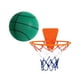 thumbnail image 3 of Baloncesto Silencioso Con Aro Portátil Sin Ruido Niños Adultos Pelota Silencio Juguete Verde Tamaño 5, 3 of 5