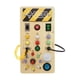 thumbnail image 5 of Tablero de actividades de madera con, tablero sensorial con interruptor de palanca, habilidades motoras finas, juguetes Montessori para regalos, niños Estilo A, 5 of 5