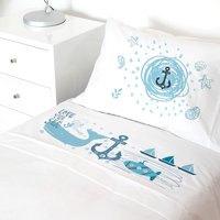 Tuyo Print - Juego De Sábanas Transición Marino