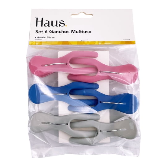 Set Pinzas Plastico,metal Haus