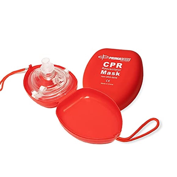 Mascarilla RCP Primacare RS68452 Pack 2 Estuche Rojo