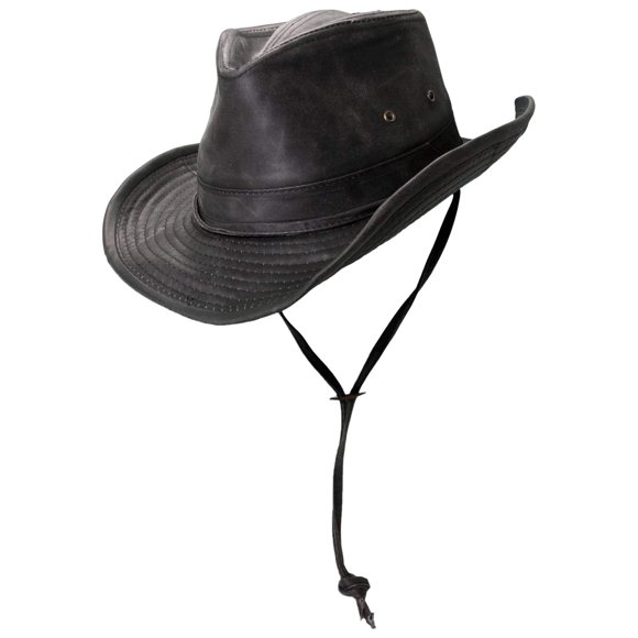 Sombrero negro Dorfman Pacific con protección UV UPF 50+